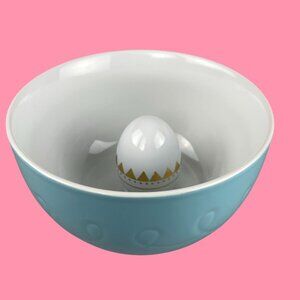 Easter Serving Centerpiece Bowl With Ceramic Egg Inside by Target Threshold New